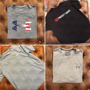 {BUNDLE} 4 Under Armour T-Shirts